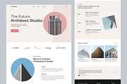 Architectural Agency Landing Page, a Landing Page Template by UiDex (Thumbnail 2 of 4)