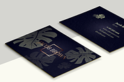 Men's business card with Monstera, a Business Card Template by ARg Design (Thumbnail 7 of 7)