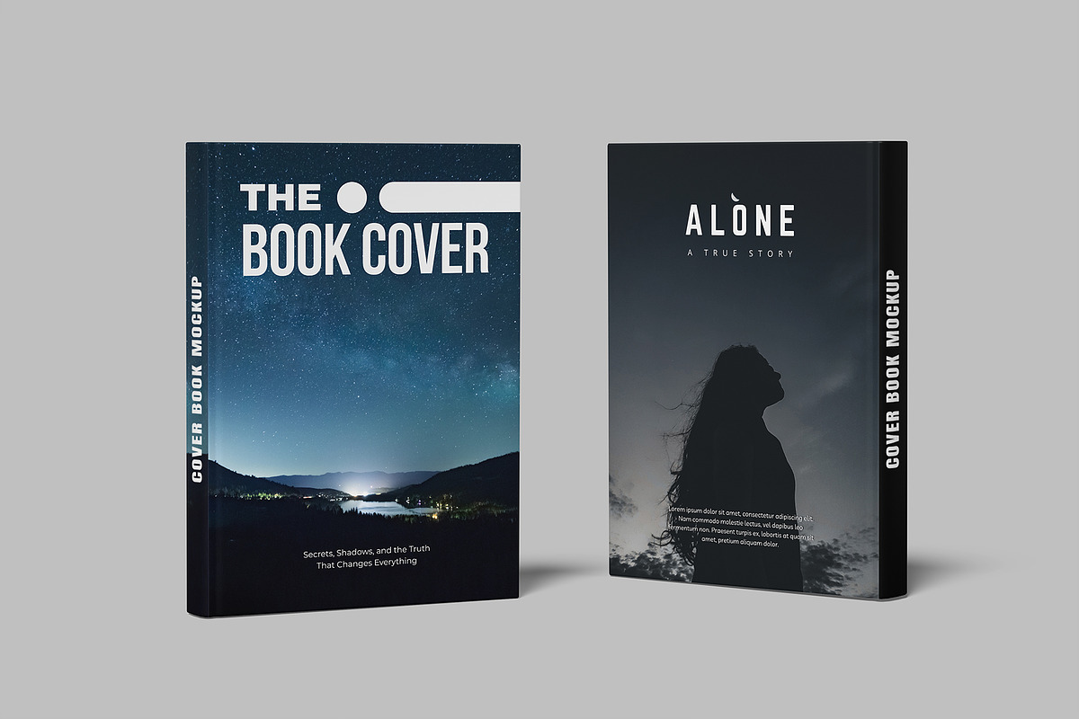 High Quality Book Cover Mockup, a Books & Magazine Mockup by lamorastudio (Photo 8 of 11)