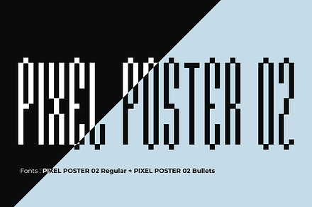 Pixel Poster 02 - Typeface