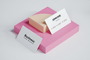 Business Card Mockup, a Print Template by Designrepos (Thumbnail 1 of 3)