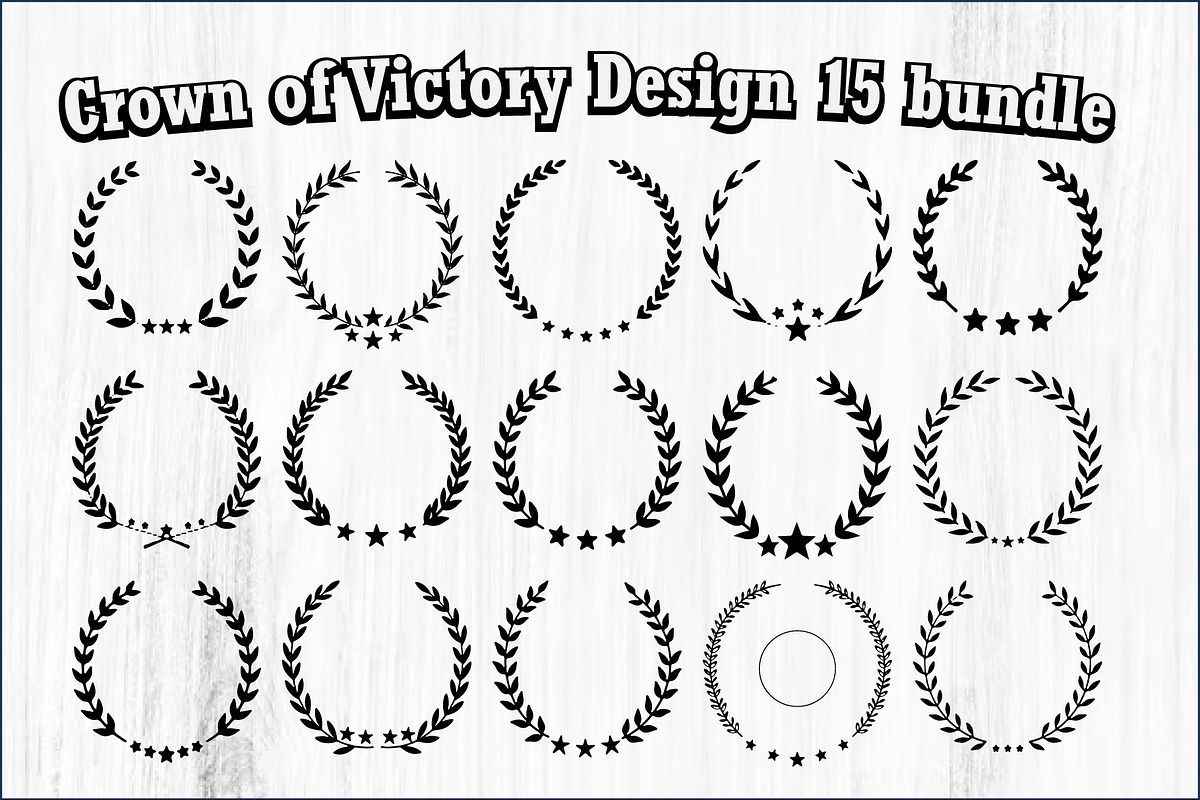 Crown of Victory Laurel Wreath desig, an Object Graphic by Designs_River (Photo 1 of 16)