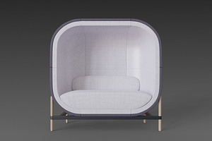 Big capsule chair sofa