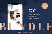 Entire Instagram Templates, a Social Media Template by AgataCreate (Thumbnail 1 of 36)
