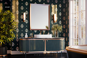 Bathroom Wallpaper Interior Mockup 3, a Household Mockup by Mocart (Thumbnail 7 of 9)