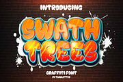 Swath Trees, a Font by twinstd (Thumbnail 1 of 7)