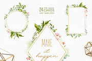 Crystal. Floral & Polygonal Bundle, a Decorative Illustration by OctopusArtis (Thumbnail 4 of 15)
