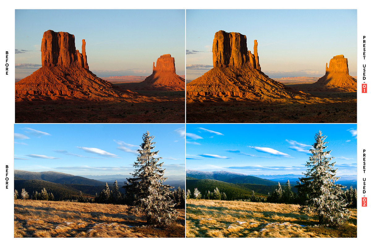 Nature Landscape Lightroom Presets, an Action Add-On by Effect-Hub (Photo 2 of 8)