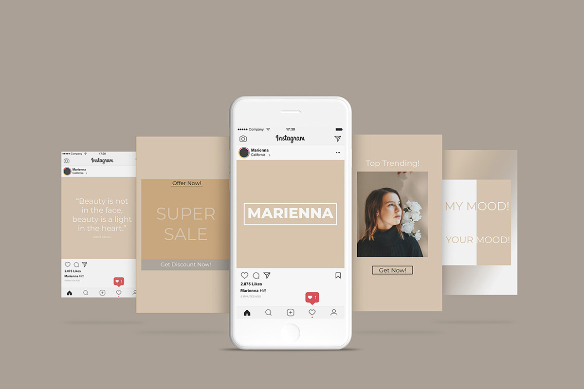 MARIENNA - Instagram Template, a Social Media Template by Analogous (Photo 6 of 6)