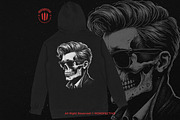 10 Bundle Dark Art Hipster Skull, an Illustration by Morspective (Thumbnail 4 of 7)