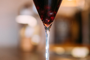 Wine glass alcoholic drink red liquor restaurant, a Food & Drink Photo by Photo Drive Studio