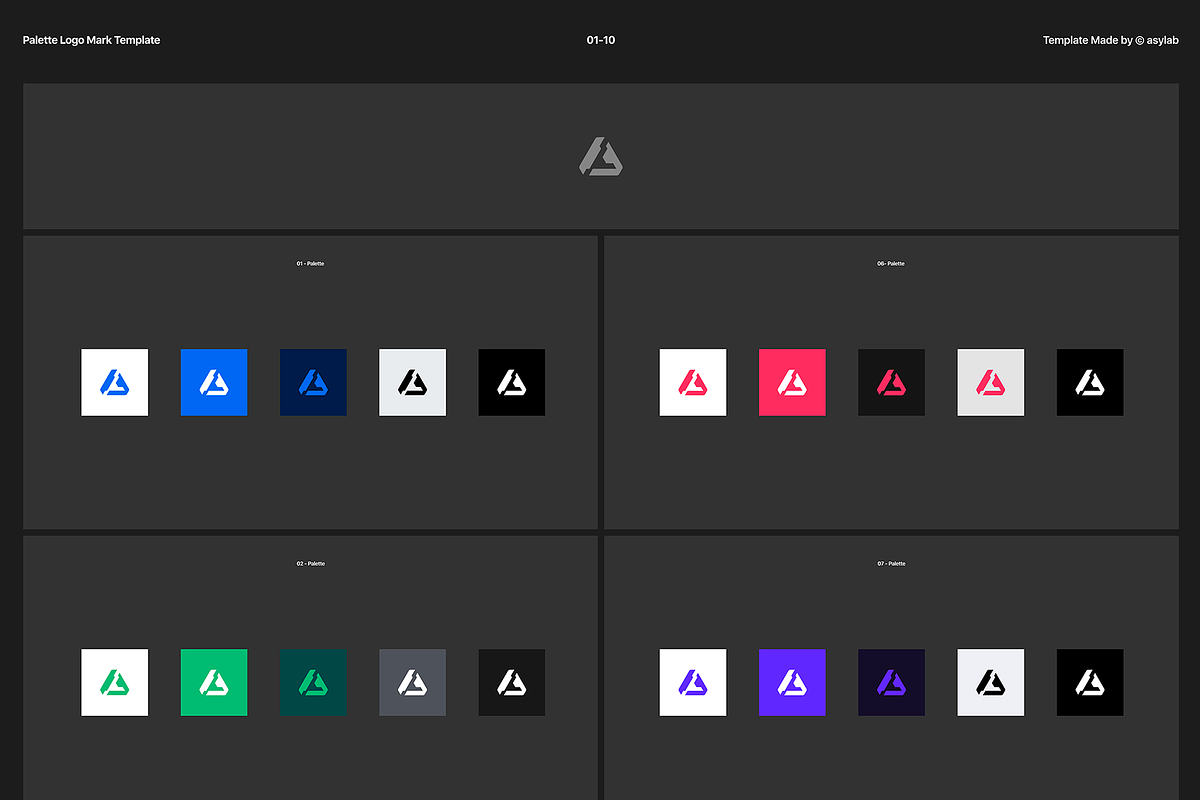 50 Palette Color Logo Mockup - PSD, a Product Mockup by Asylab (Photo 27 of 47)