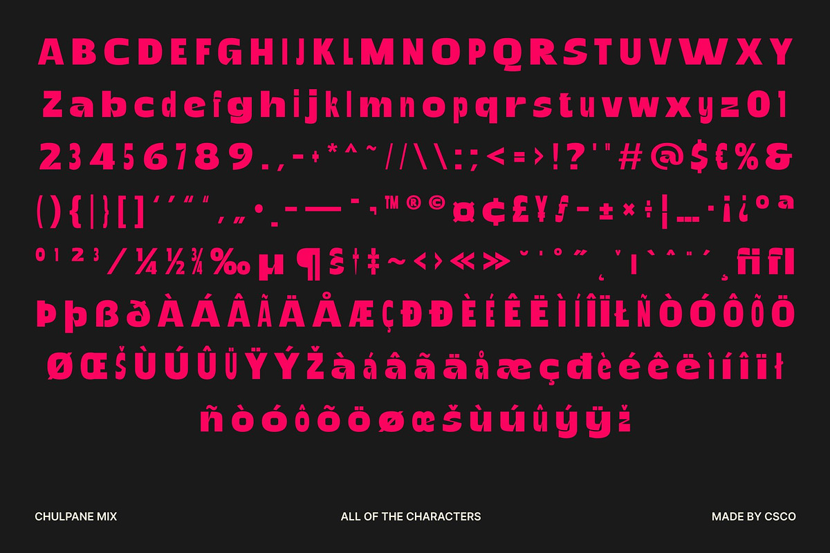 Chulpane Mix, a Sans Serif Font by Craft Supply Co. (Photo 8 of 8)