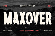 Maxover - Hand Drawn Vintage Font, a Handwritten Font by Typia Nesia (Thumbnail 1 of 11)