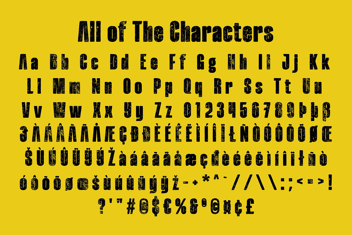 CS Cedar Stamp, a Sans Serif Font by Craft Supply Co. (Photo 8 of 8)