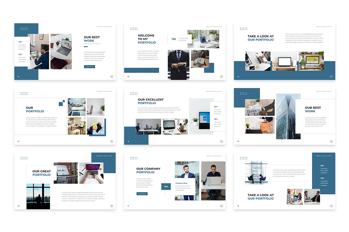 Nice Business Keynote Template, a Presentation Template by Design Persona (Photo 6 of 7)