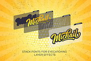 Michail Script Layered Fonts, a Script Font by Debut Studio (Thumbnail 2 of 10)