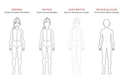 Child Fashion Croquis Bundle, a Person Illustration by Shorena Fashion Draws (Thumbnail 9 of 13)