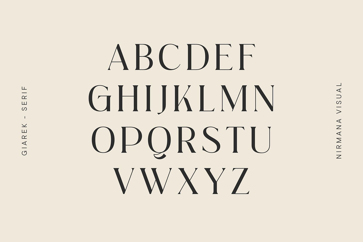 Giarek - Ligature Serif Font, a Serif Font by Nirmana Visual (Photo 13 of 13)