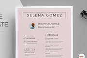 Purple Elegant Resume, a Resume Template by Emaholic Template (Thumbnail 4 of 5)