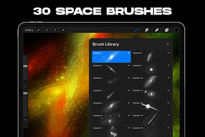 Procreate Cosmic Brushes