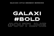 Galaxi Typeface, a Sans Serif Font by George Gonz (Thumbnail 7 of 10)