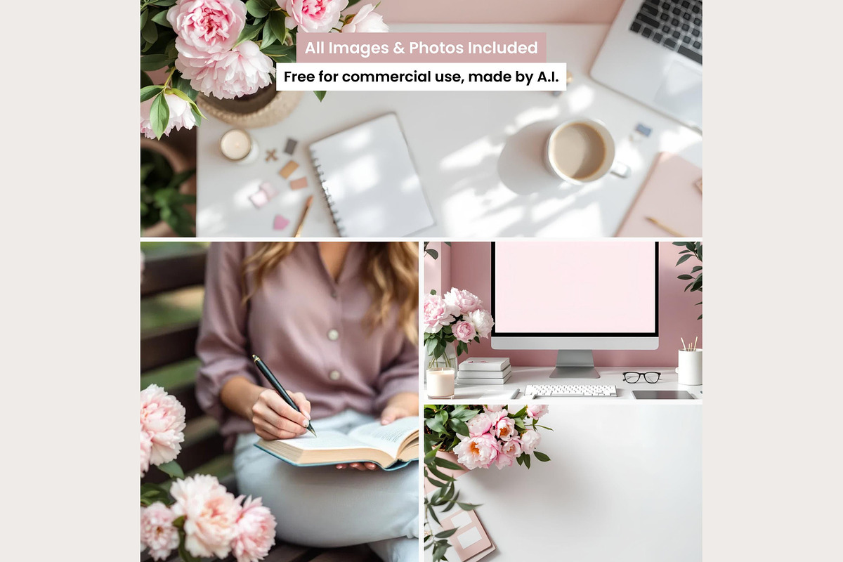 Systeme.io Blush Branding Blog, a Landing Page Template by Hayley's Digital Hub (Photo 6 of 10)