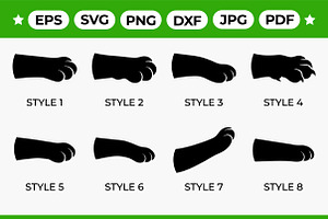 Animal Paw Style Pack, an Object Graphic by Artonix