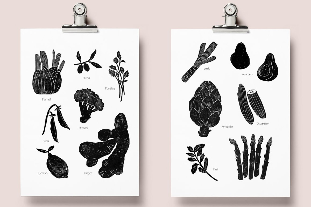 Autumn Bundle: Kitchen and Garden, a Food Illustration by Mii Lab (Photo 3 of 28)