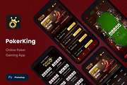 Online Poker Gaming App | PokerKing, an UI Kit Template by Opus LabWorks (Thumbnail 1 of 7)