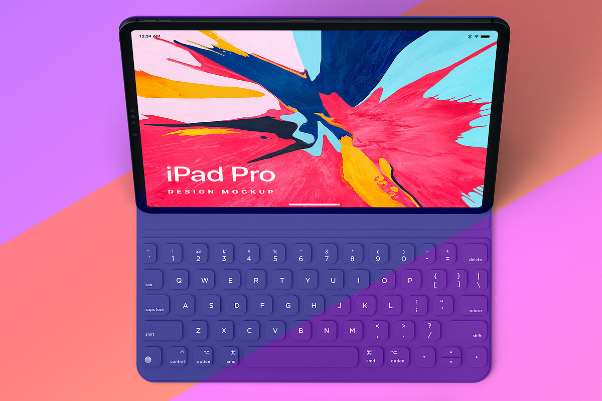 iPad Pro Design Mockup, an iPad Mockup by illustrated (Photo 3 of 7)