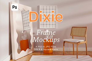 Frame Mockups For Prints DIXIE