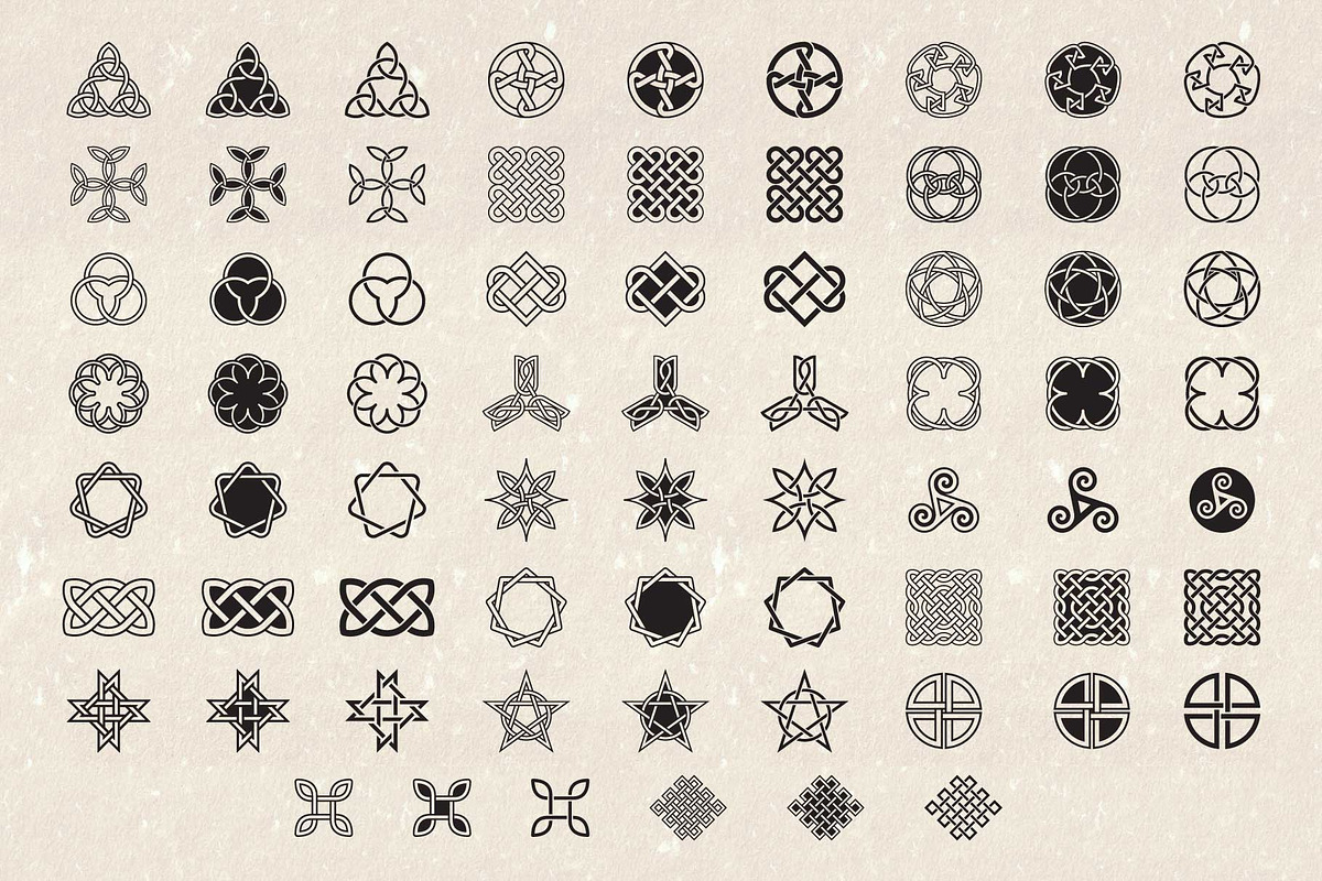 Celtic Knots & Ornaments Bundle 3, a Decorative Illustration by Seaquint (Photo 5 of 8)