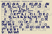 Tropical History - Futuristic Font, a Sans Serif Font by 177Studio (Thumbnail 8 of 8)