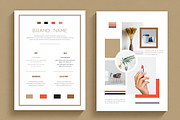 Brand Moodboard Design, a Stationery Template by MightyDesign (Thumbnail 1 of 8)