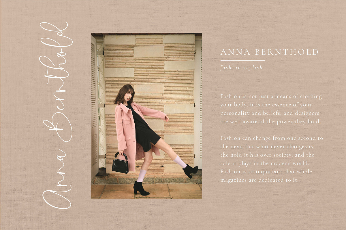 Antasilla Handwritten Font preview 2