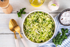 Spring cabbage salad, a Food & Drink Photo by Rimma