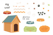 Cute Dog breeds. Vector collection, an Animal Illustration by BrillCreateArt (Thumbnail 3 of 6)