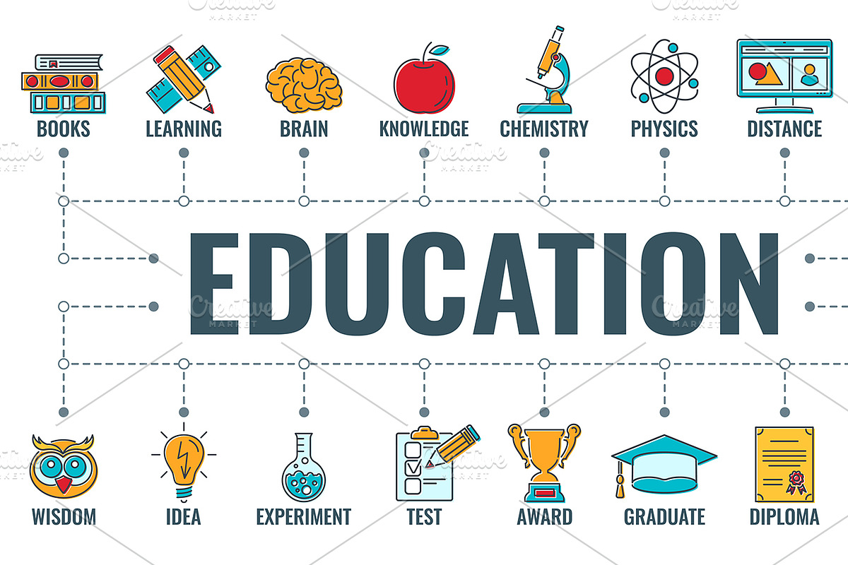 Education and Learning Banners, an Education Illustration by TAlex (Photo 3 of 6)