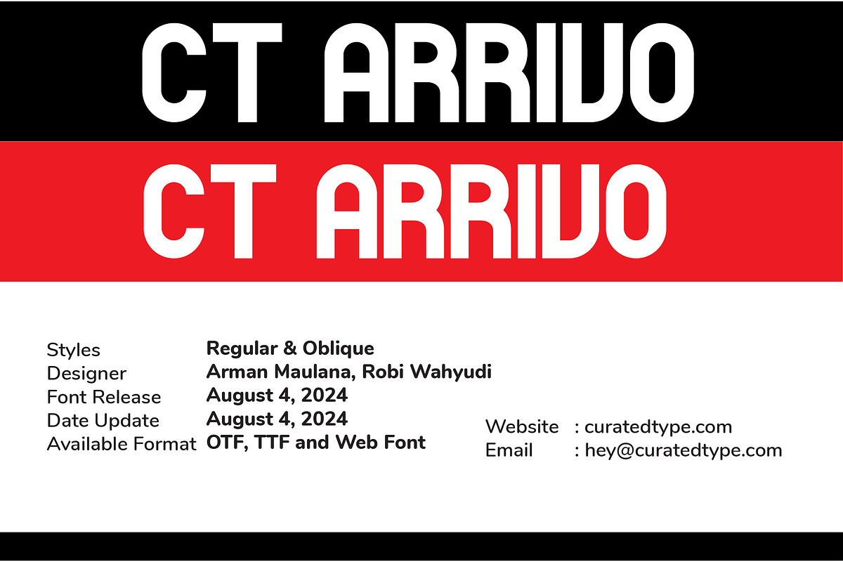 Arrivo Sans - Modern Sans Font, a Sans Serif Font by CuratedType Studio (Photo 8 of 9)