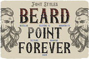 Beard Point Layered Font, a Blackletter Font by Vozzy Vintage Fonts (Thumbnail 4 of 8)