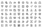 125+ Corporate Line Icons, an Outline Icon by Prosymbols (Thumbnail 2 of 3)