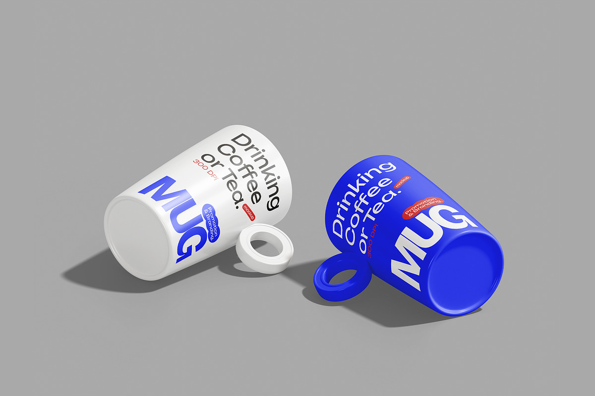 Glossy Mug Mockup, a Cups & Container Mockup by Unerispace (Photo 2 of 4)