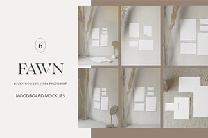 Fawn Mood Board Mockup Bundle