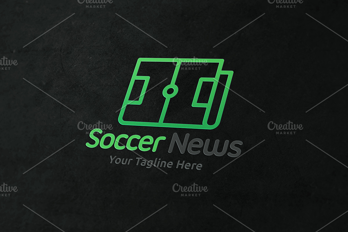 Soccer News Logo, a Branding & Logo Template by Martin-Jamez (Photo 4 of 4)