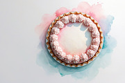 Colorful Pastry Clipart Set, an Illustration by hafijul (Thumbnail 2 of 9)