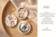 Ornament Mockup Set of 3, a Household Mockup by EmpaviMockups (Thumbnail 4 of 5)