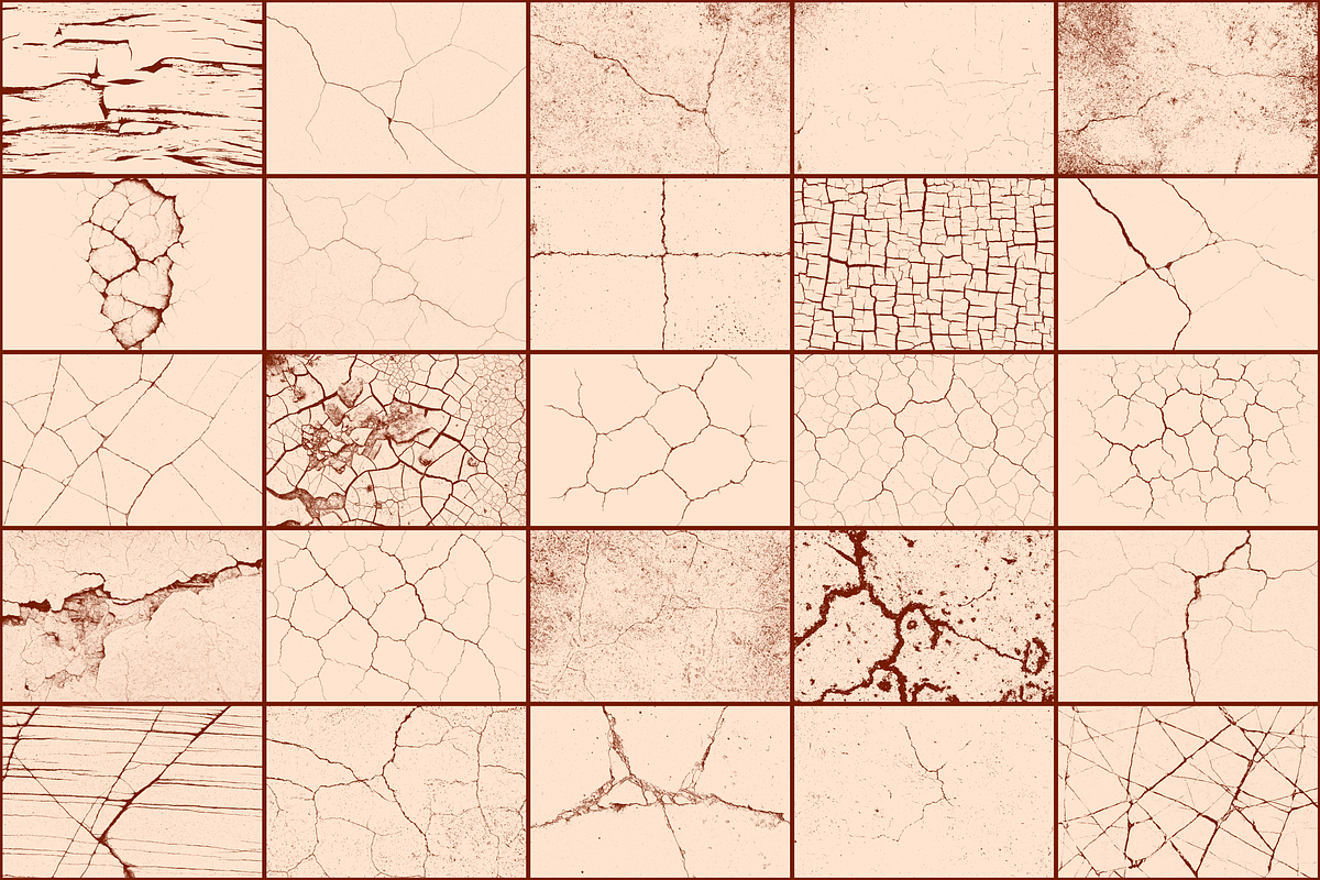 Cracked Texture Stamps for Procreate, a Texture Graphic by PeeperDesignStudio (Photo 5 of 6)