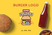 Super burger logo, a Branding & Logo Template by Dima&Leta Stolz (Thumbnail 1 of 7)