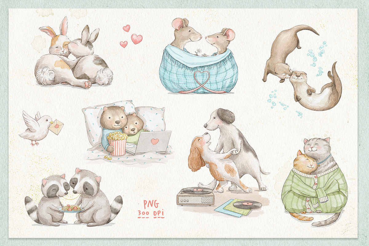 Love you, an Animal Illustration by Mimomy (Photo 3 of 12)